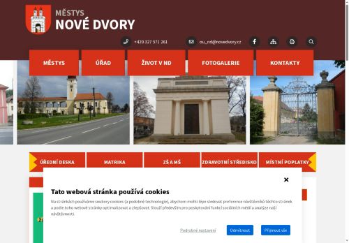 Zobrazit webové stránky Úřad městyse Nové Dvory