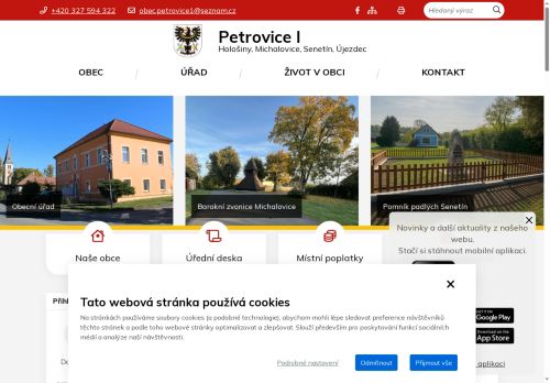 Zobrazit webové stránky Obecní úřad Petrovice I
