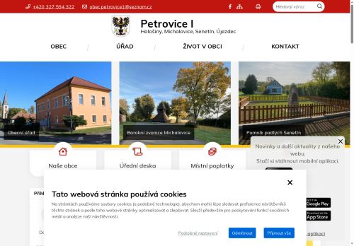 Zobrazit webové stránky Obecní úřad Petrovice I