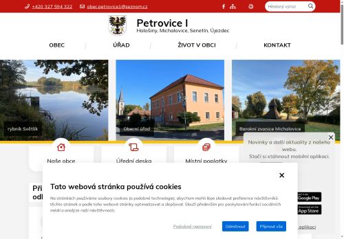 Zobrazit webové stránky Obecní úřad Petrovice I