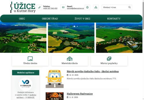 Zobrazit webové stránky Obecní úřad Úžice