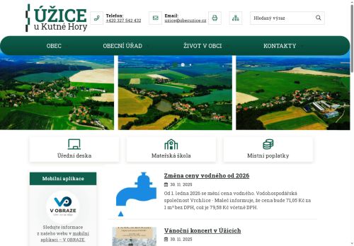 Zobrazit webové stránky Obecní úřad Úžice