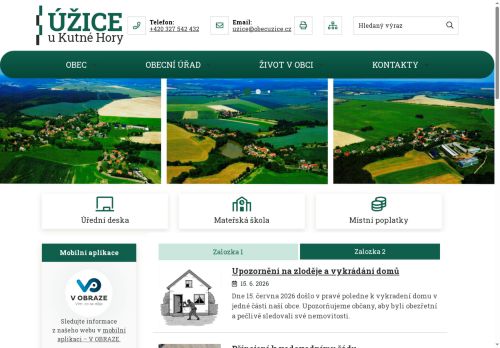 Zobrazit webové stránky Obecní úřad Úžice