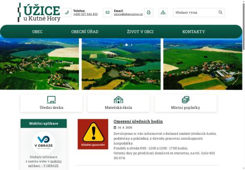 Zobrazit webové stránky Obecní úřad Úžice