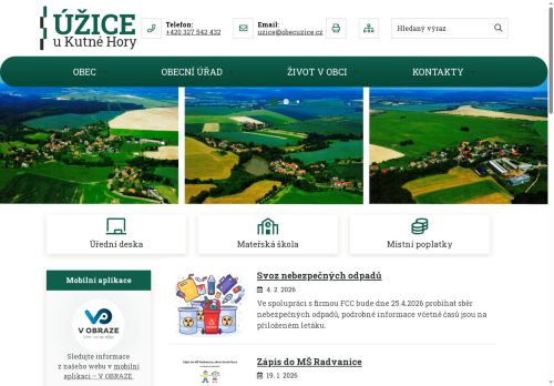 Zobrazit webové stránky Obecní úřad Úžice