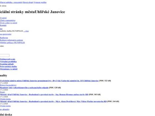 Městský úřad Uhlířské Janovice