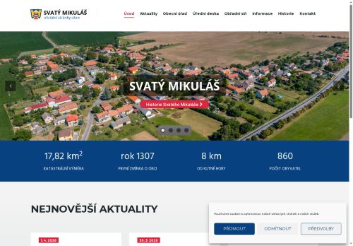 Zobrazit webové stránky Obecní úřad Svatý Mikuláš