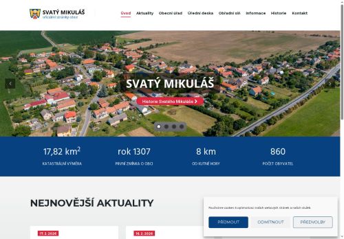 Zobrazit webové stránky Obecní úřad Svatý Mikuláš