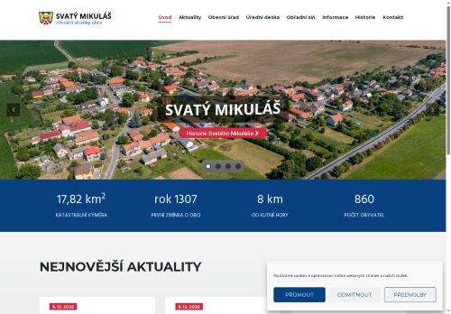 Zobrazit webové stránky Obecní úřad Svatý Mikuláš