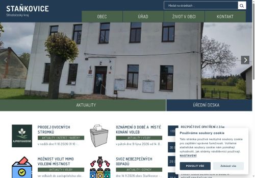 Zobrazit webové stránky Obecní úřad Staňkovice
