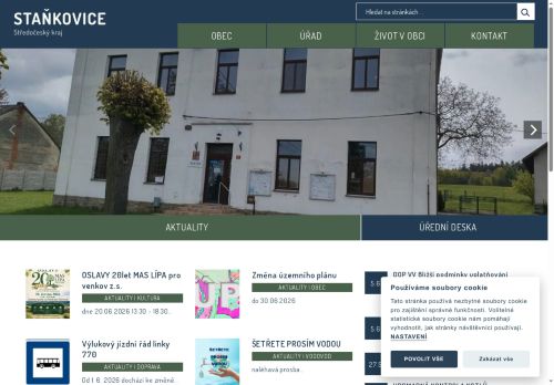 Zobrazit webové stránky Obecní úřad Staňkovice