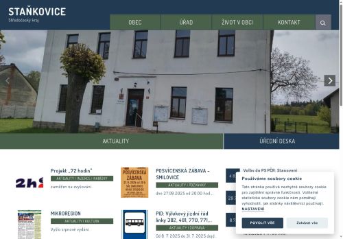 Zobrazit webové stránky Obecní úřad Staňkovice