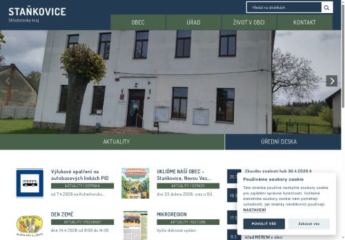 Zobrazit webové stránky Obecní úřad Staňkovice