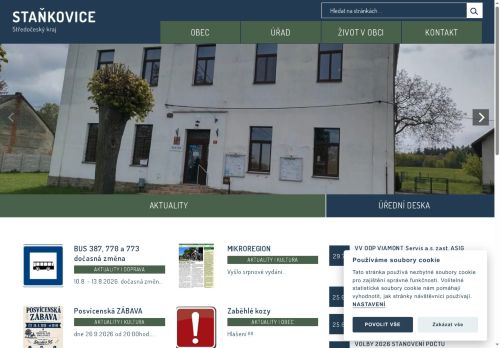 Zobrazit webové stránky Obecní úřad Staňkovice