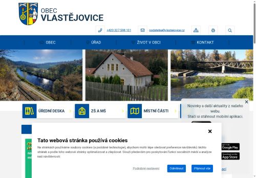 Zobrazit webové stránky Obecní úřad Vlastějovice