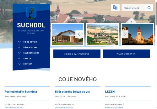 Zobrazit webové stránky Úřad městyse Suchdol