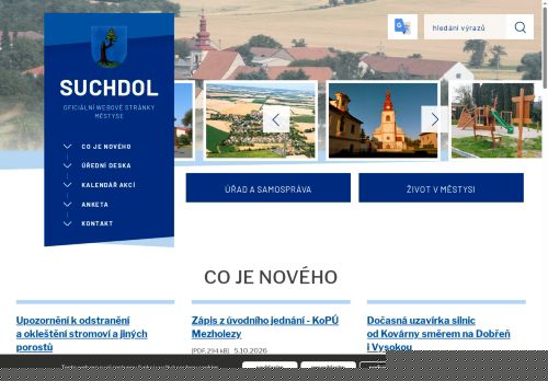 Zobrazit webové stránky Úřad městyse Suchdol