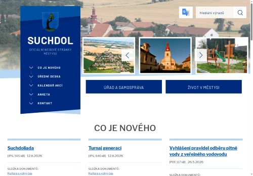 Zobrazit webové stránky Úřad městyse Suchdol