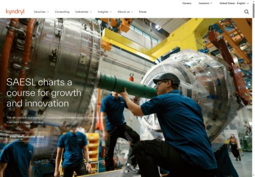 Webové stránky Kyndryl Client Center, s.r.o., Brno