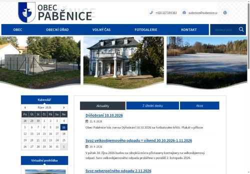 Zobrazit webové stránky Obecní úřad Paběnice