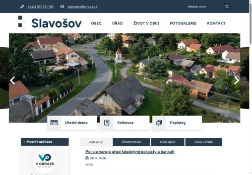 Zobrazit webové stránky Obecní úřad Slavošov