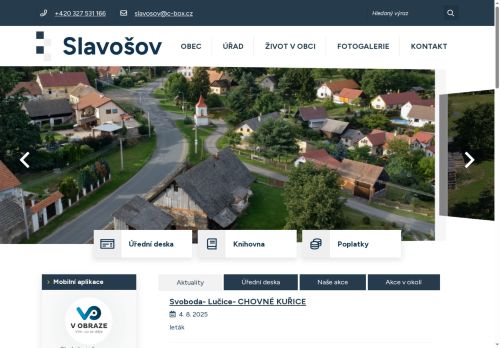 Zobrazit webové stránky Obecní úřad Slavošov