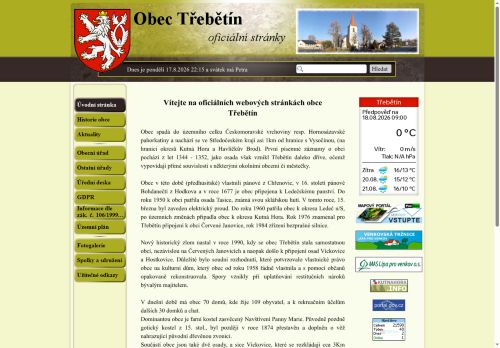 Zobrazit webové stránky Obecní úřad Třebětín
