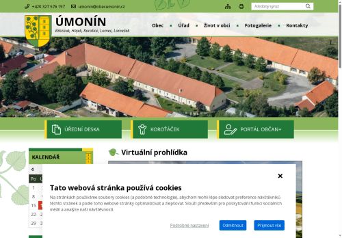 Zobrazit webové stránky Obecní úřad Úmonín