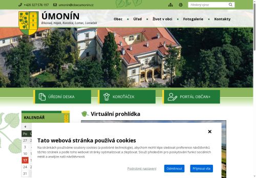 Zobrazit webové stránky Obecní úřad Úmonín
