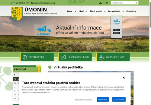Zobrazit webové stránky Obecní úřad Úmonín
