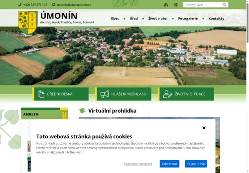 Zobrazit webové stránky Obecní úřad Úmonín