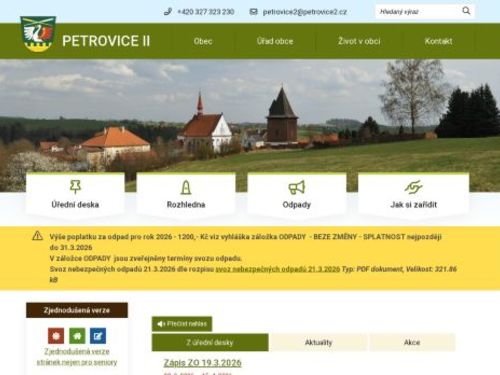 Obecní úřad Petrovice II