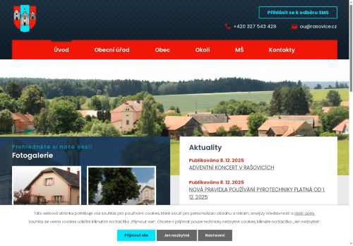 Zobrazit webové stránky Obecní úřad Rašovice