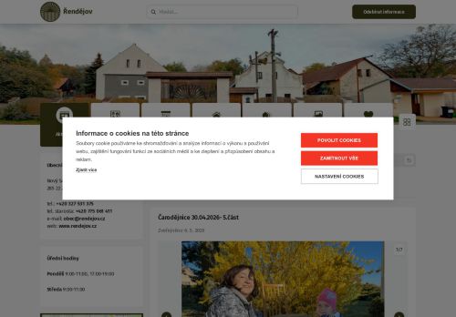 Zobrazit webové stránky Obecní úřad Řendějov