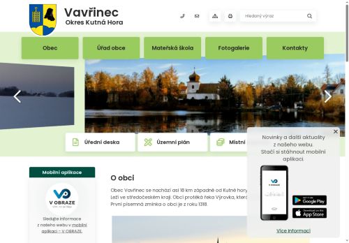 Zobrazit webové stránky Obecní úřad Vavřinec
