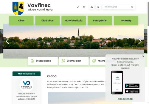 Zobrazit webové stránky Obecní úřad Vavřinec