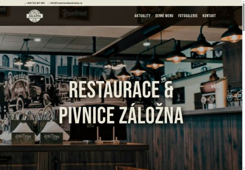 Zobrazit webové stránky Restaurace Záložna