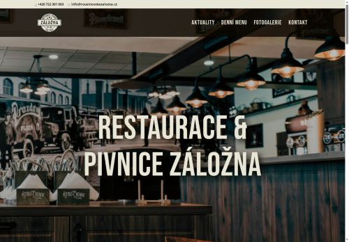 Zobrazit webové stránky Restaurace Záložna