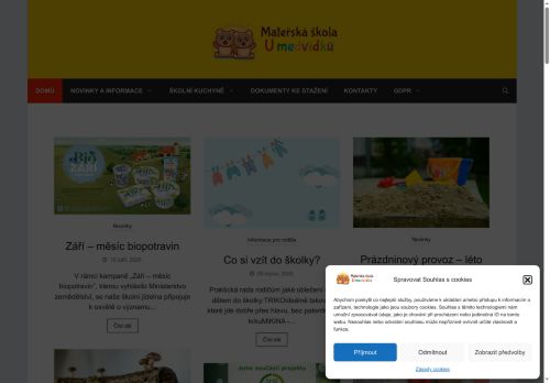 Zobrazit webové stránky Mateřská škola U medvídků