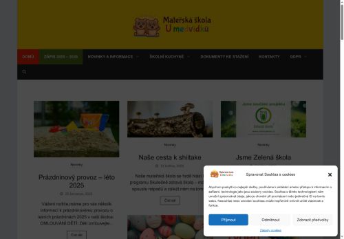 Zobrazit webové stránky Mateřská škola U medvídků