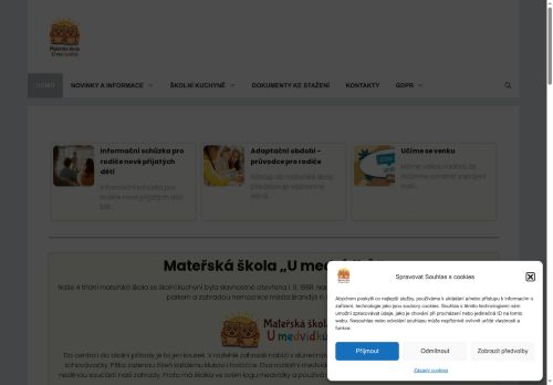 Zobrazit webové stránky Mateřská škola U medvídků
