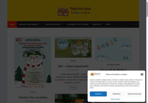Zobrazit webové stránky Mateřská škola U medvídků