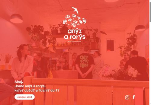 Zobrazit webové stránky anýz a rorýs bistro kavárna