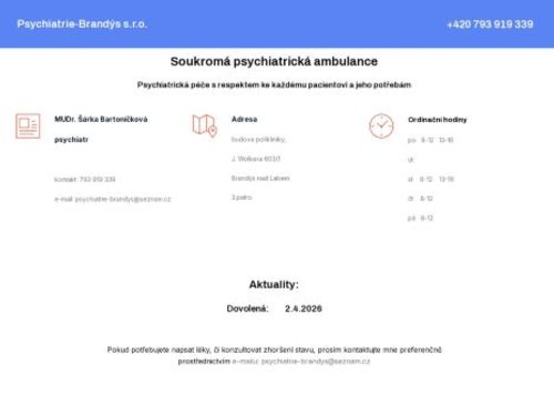 Psychiatrie-Brandýs s.r.o.