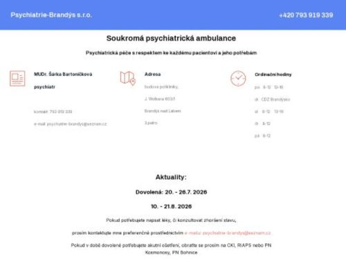 Psychiatrie-Brandýs s.r.o.