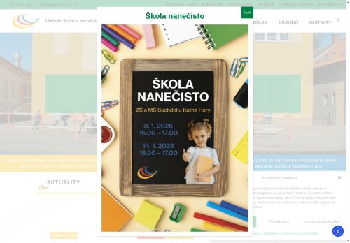 Základní škola a Mateřská škola Suchdol, příspěvková organizace nabízí práci na pozici Asistent/ka pedagoga v obci Suchdol
