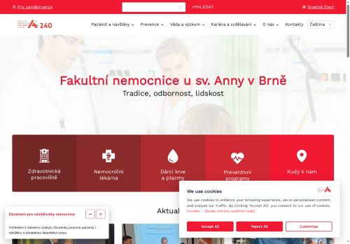 Fakultní nemocnice u sv. Anny v Brně nabízí práci na pozici pracovník obchodního provozu v obci Brno
