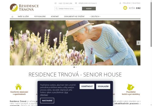 Zobrazit webové stránky Domov seniorů — Residence Trnová