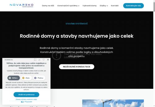 Webové stránky NOVAREKO Czechia s.r.o., Prostějov