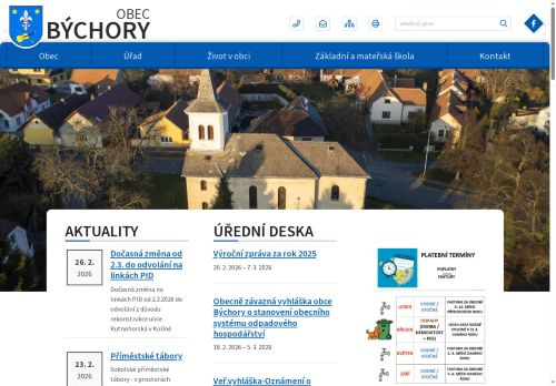 Zobrazit webové stránky Obecní úřad Býchory